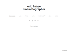 Tablet Screenshot of ericjhaase.com